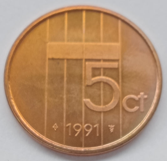 Holandia 5 Cent 1991
