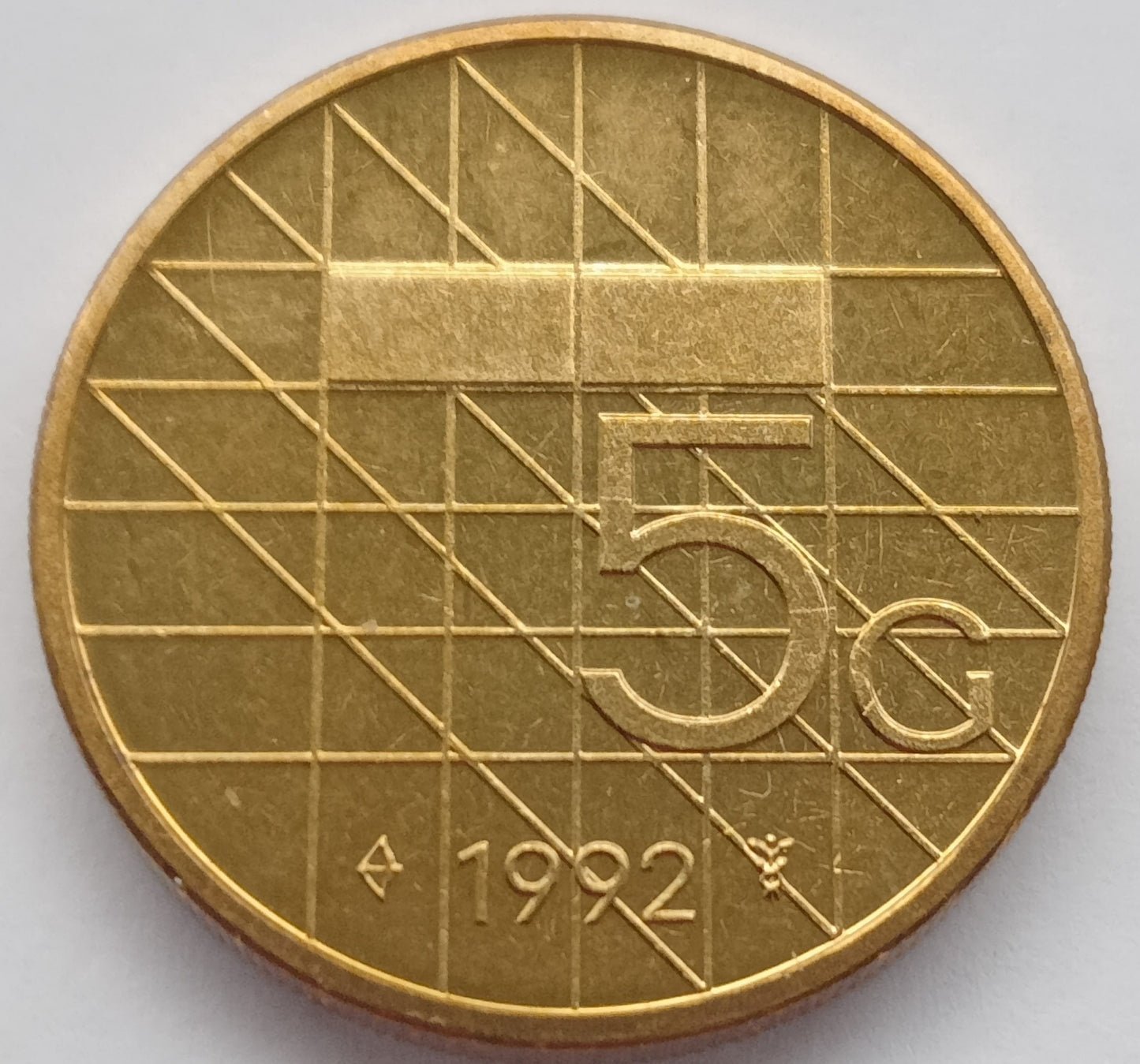 Holandia 5 Gulden 1992