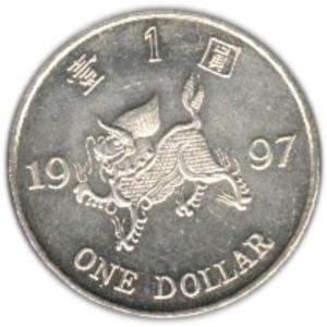 Hongkong 1 Dolar 1997 (Juan - Retrocesja na rzecz  Chin)