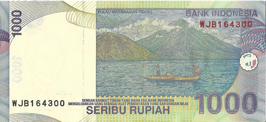 Indonezja 1 000 Rupi 2013 - UNC