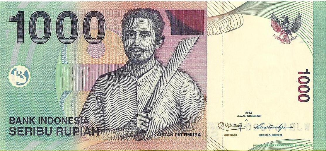 Indonezja 1 000 Rupi 2013 - UNC