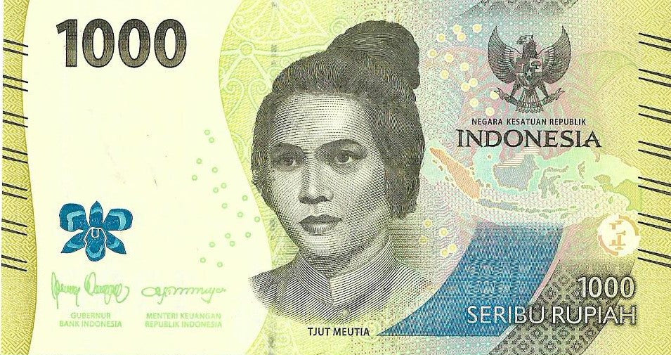 Indonezja 1 000 Rupi 2022 - UNC