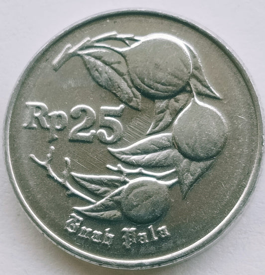 Indonezja 25 Rupii 1992