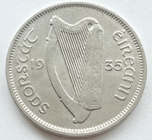 Irlandia 6 Pensów 1935