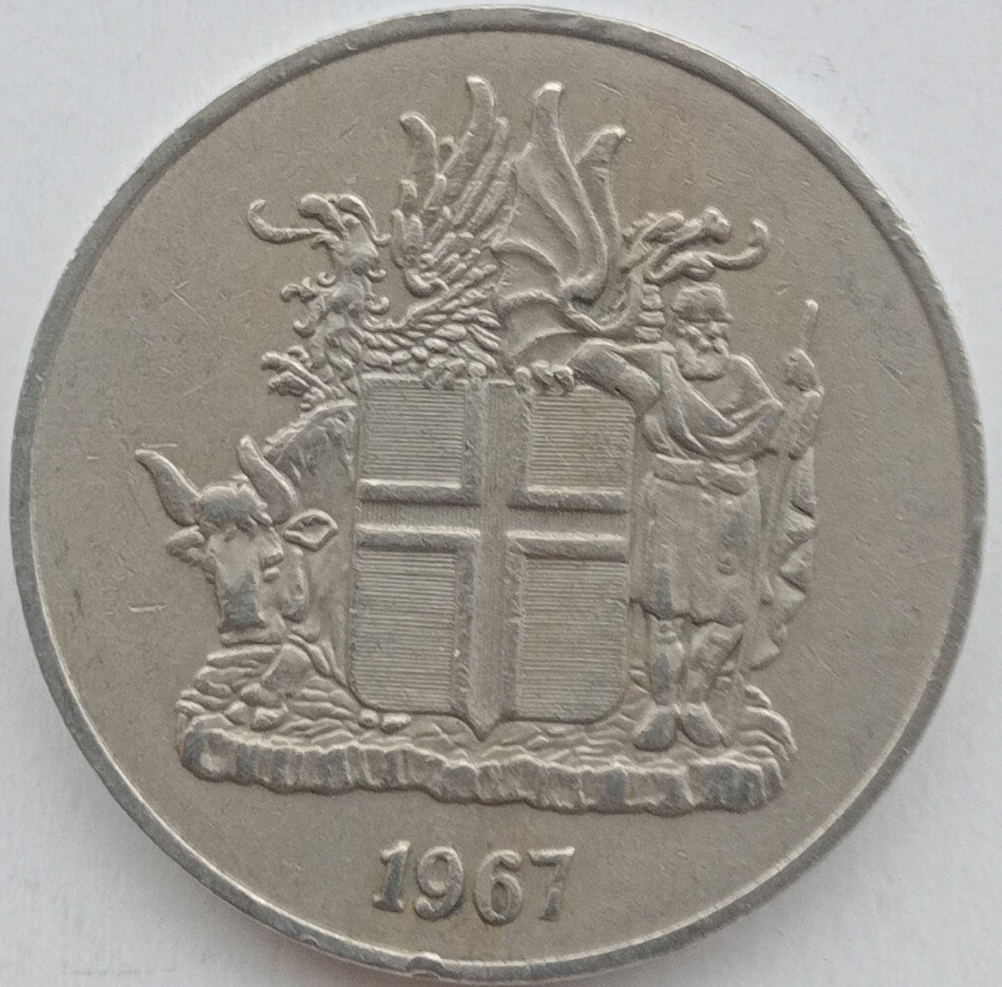 Islandia 10 Koron 1967 (herb)