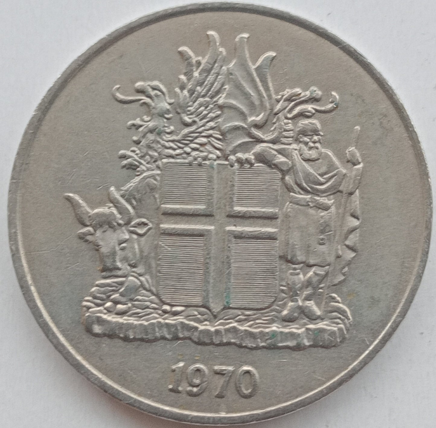 Islandia 10 Koron 1970 (herb)