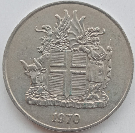 Islandia 10 Koron 1970 (herb)