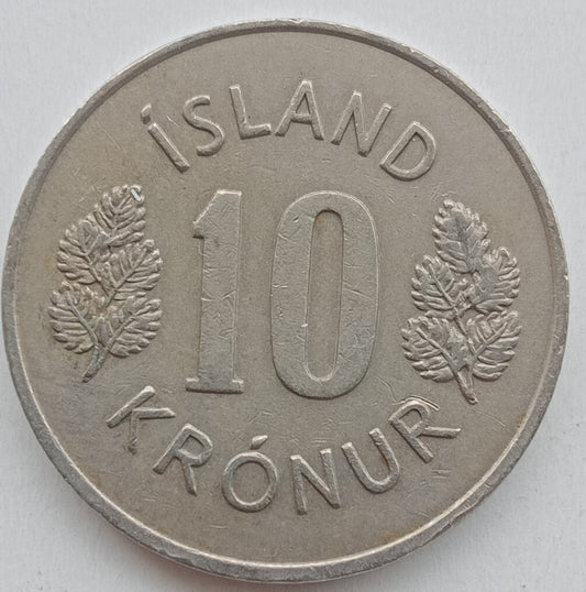 Islandia 10 Koron 1970 (herb)