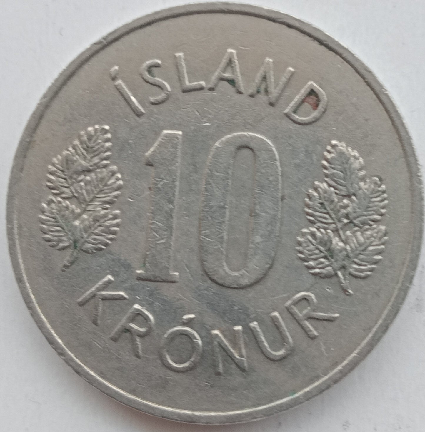 Islandia 10 Koron 1971 (herb)