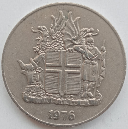 Islandia 10 Koron 1976 (herb)