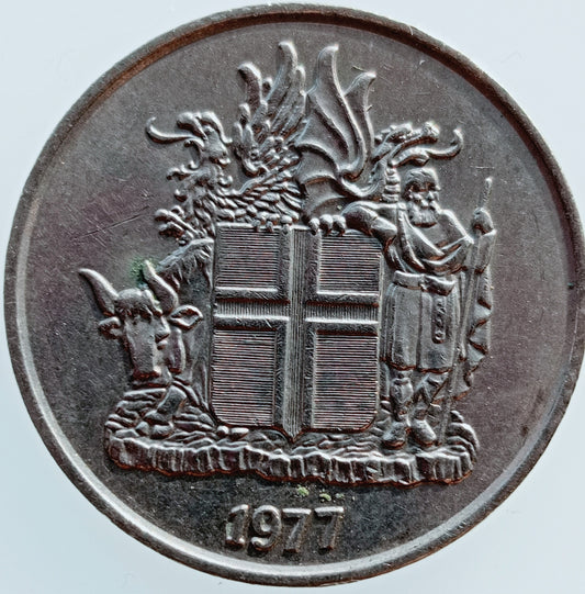 Islandia 10 Koron 1977 (herb)