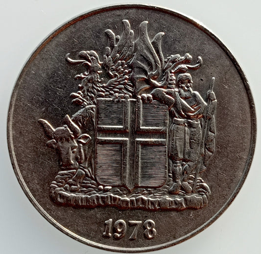 Islandia 10 Koron 1978 (herb)