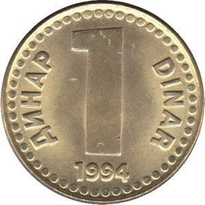 Jugosławia 1 Dinar 1994