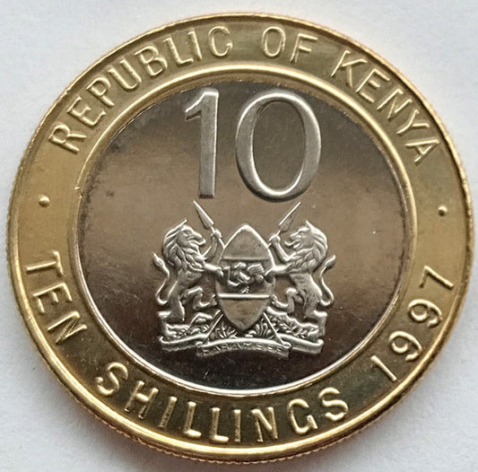 Kenia 10 Szylingów 1997