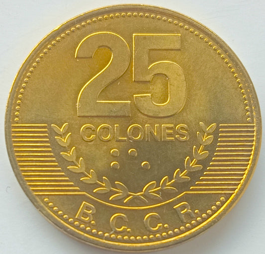 Kostaryka 25 Colon 2007 magnetyczna