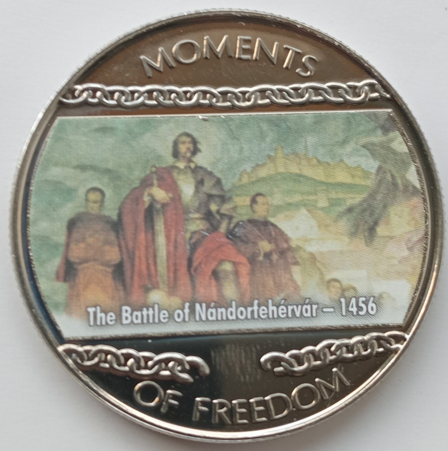 Liberia 10 Dolarów 2004 Bitwa pod Belgradem - 1456