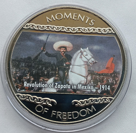 Liberia 10 Dolarów 2004 Rewolucja Zapaty w Meksyku