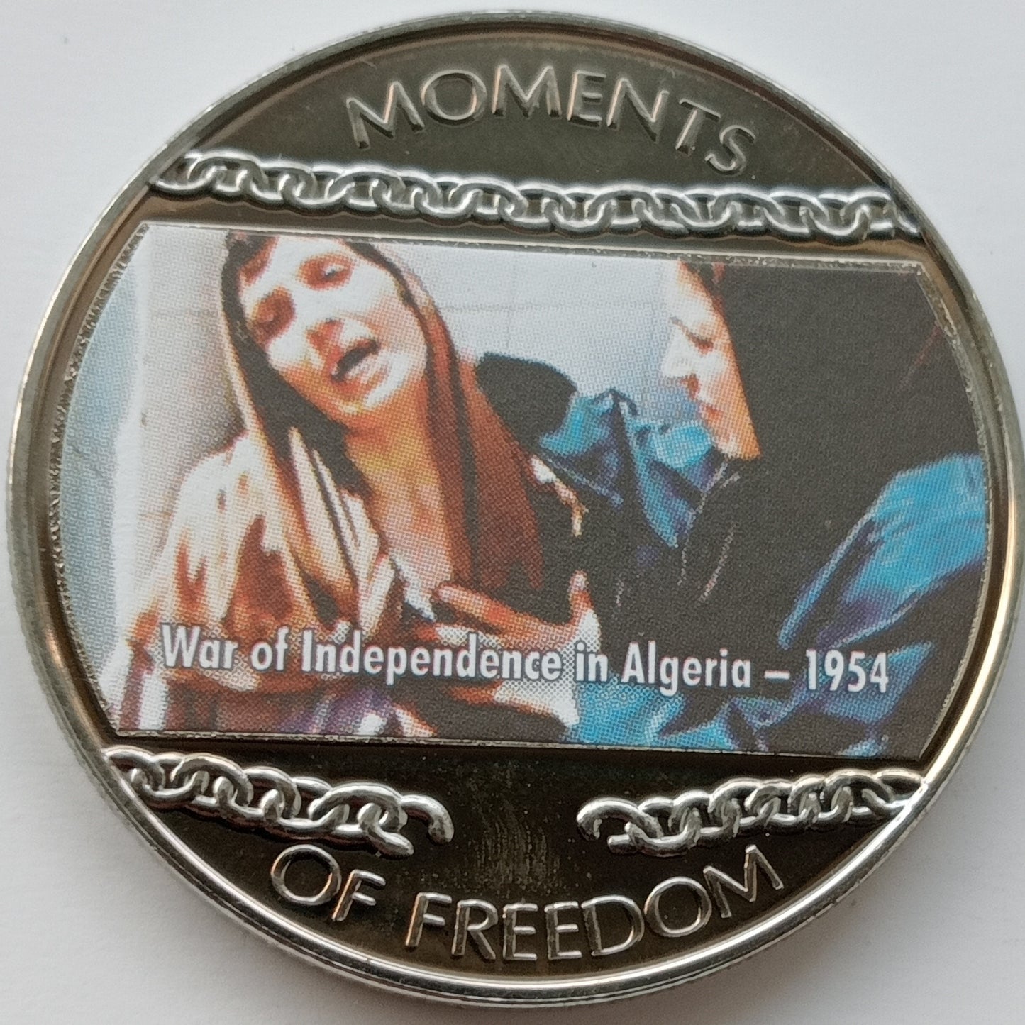 Liberia 10 Dolarów 2004 Wojna algierska - 1954