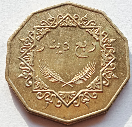 Libia 0,25 Dinara 2002