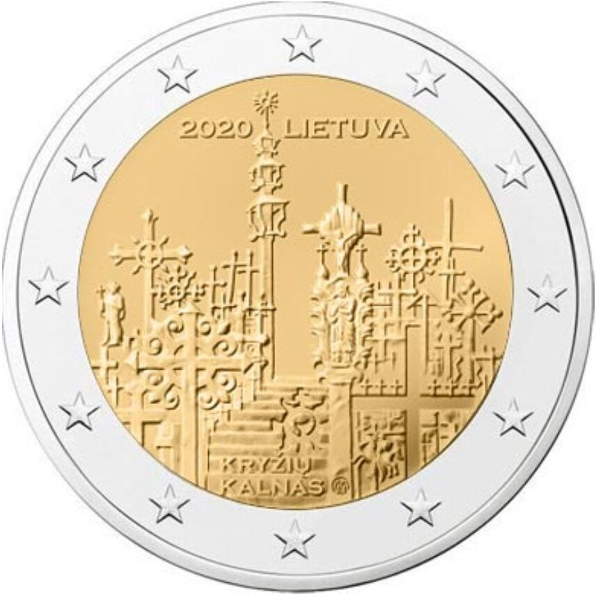 Litwa 2 euro 2020 Góra Krzyży