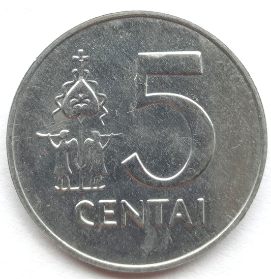 Litwa 5 Centów 1991