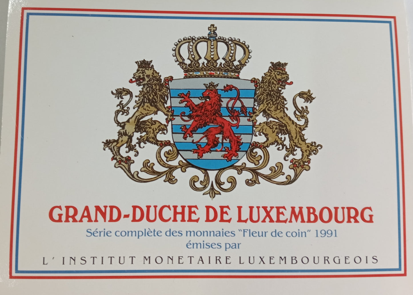 Luksemburg 1991 zestaw menniczy