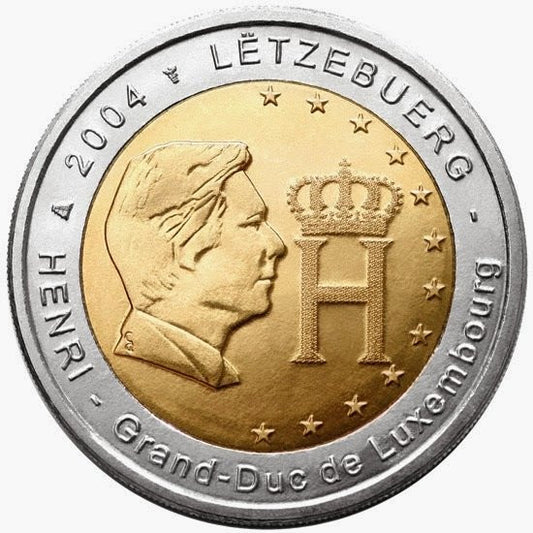 Luksemburg 2 euro 2004 Henryk Wielki Książę Luksemburga