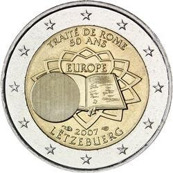 Luksemburg 2 euro 2007 50-lecie Traktatu Rzymskiego (Luksemburg)
