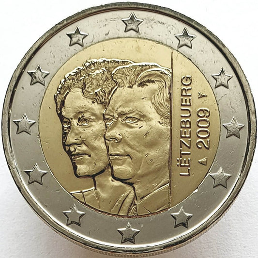 Luksemburg 2 euro 2009 Wielka Księżna Szarlotta