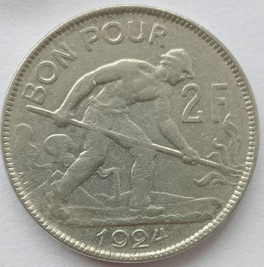 Luksemburg 2 Franki 1924