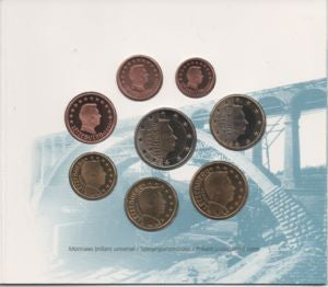 Luksemburg Różne euro zestaw menniczy 2003