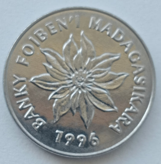 Madagaskar 5 Franków (ariar) 1996