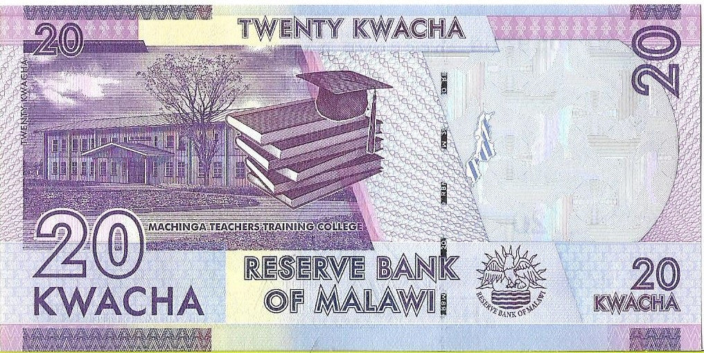 Malawi 20 Kwacha 2020 - UNC