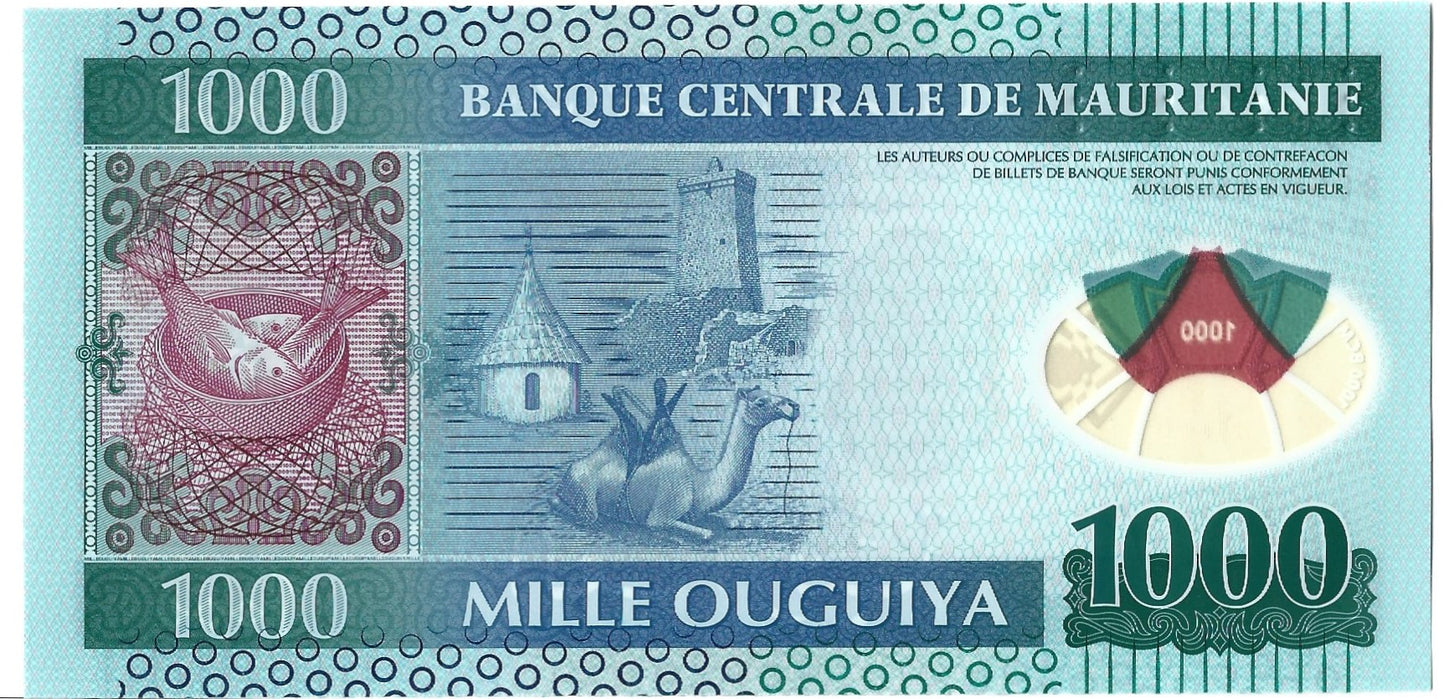 Mauretania 1000 Ouguiya 2014 - UNC