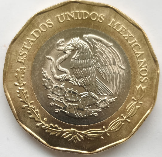 Meksyk 20 Peso 2023 200 lat Szkoły Wojskowej