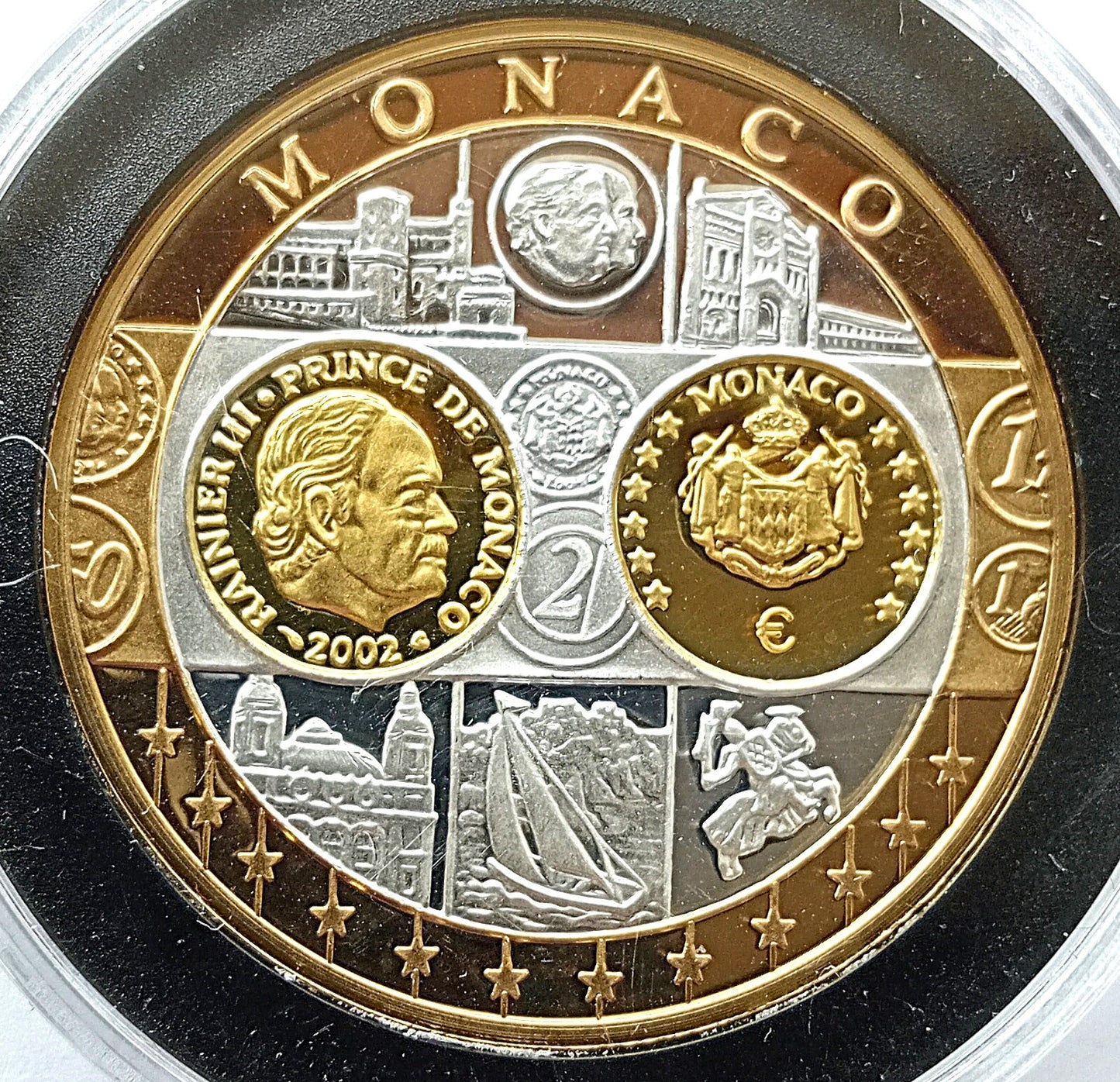 Monako Euro (wzór) 2002