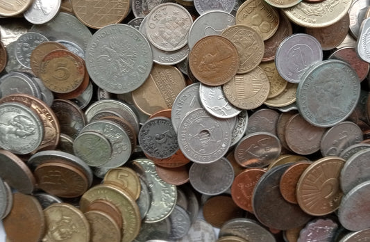 Monety ze świata MIX - zestaw 3 kg