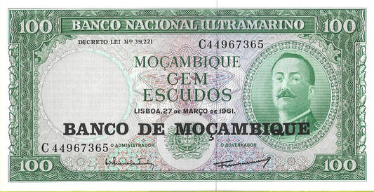 Mozambik 100 Escudo 1976 - UNC