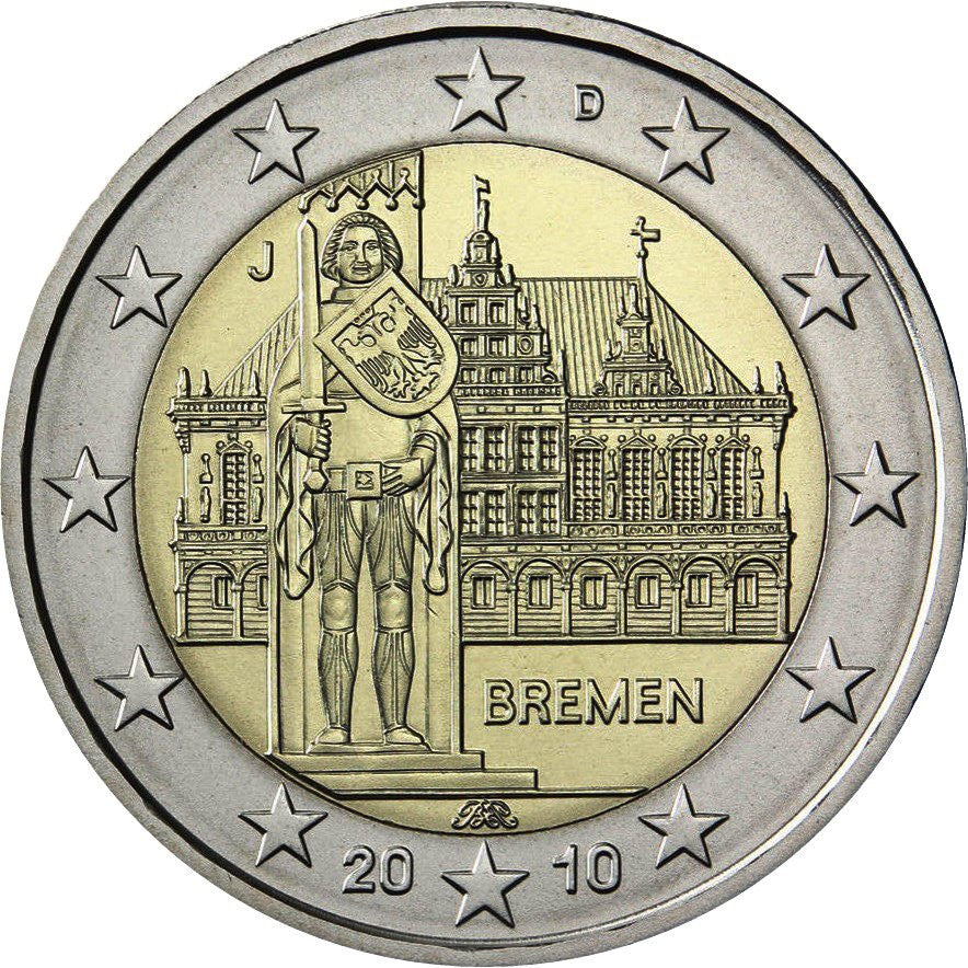 Niemcy 2 euro 2010 Brema