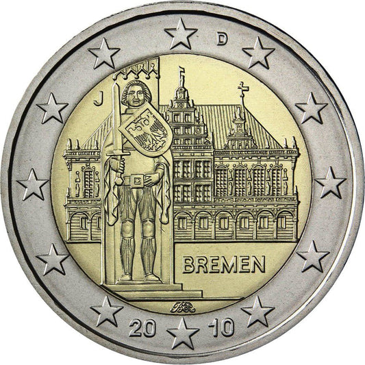 Niemcy 2 euro 2010 Brema