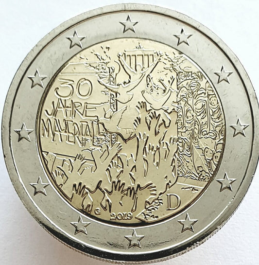 Niemcy 2 euro 2019 30 rocznica Upadku Muru Berlińskiego (Niemcy)