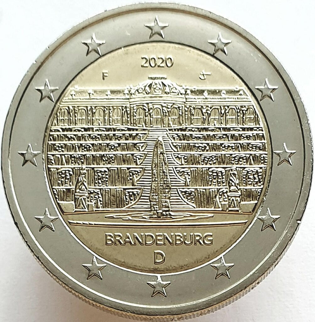 Niemcy 2 euro 2020 Brandenburgia