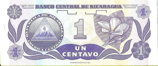 Nikaragua 1 Centavo 1991 - UNC