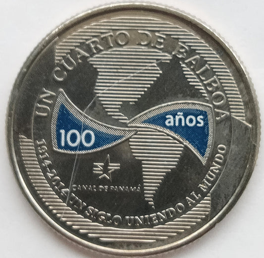 Panama 0,25 Balboa 2016 Kanał Panamski