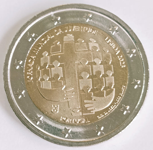 Portugalia 2 euro 2023 Światowe Dni Młodzieży 2023 Lizbona