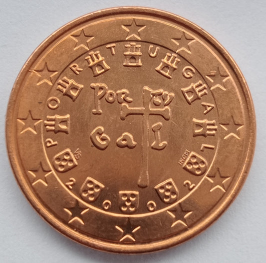 Portugalia 5 Euro Cent 2002