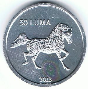 Republika Górskiego Karabachu 50 Luma 2013 Koń