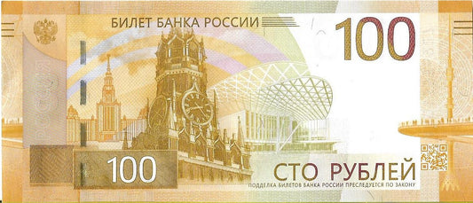 Rosja 100 Rubli 2022 - UNC