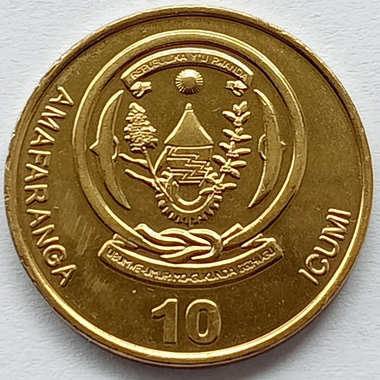 Rwanda 10 Franków 2009