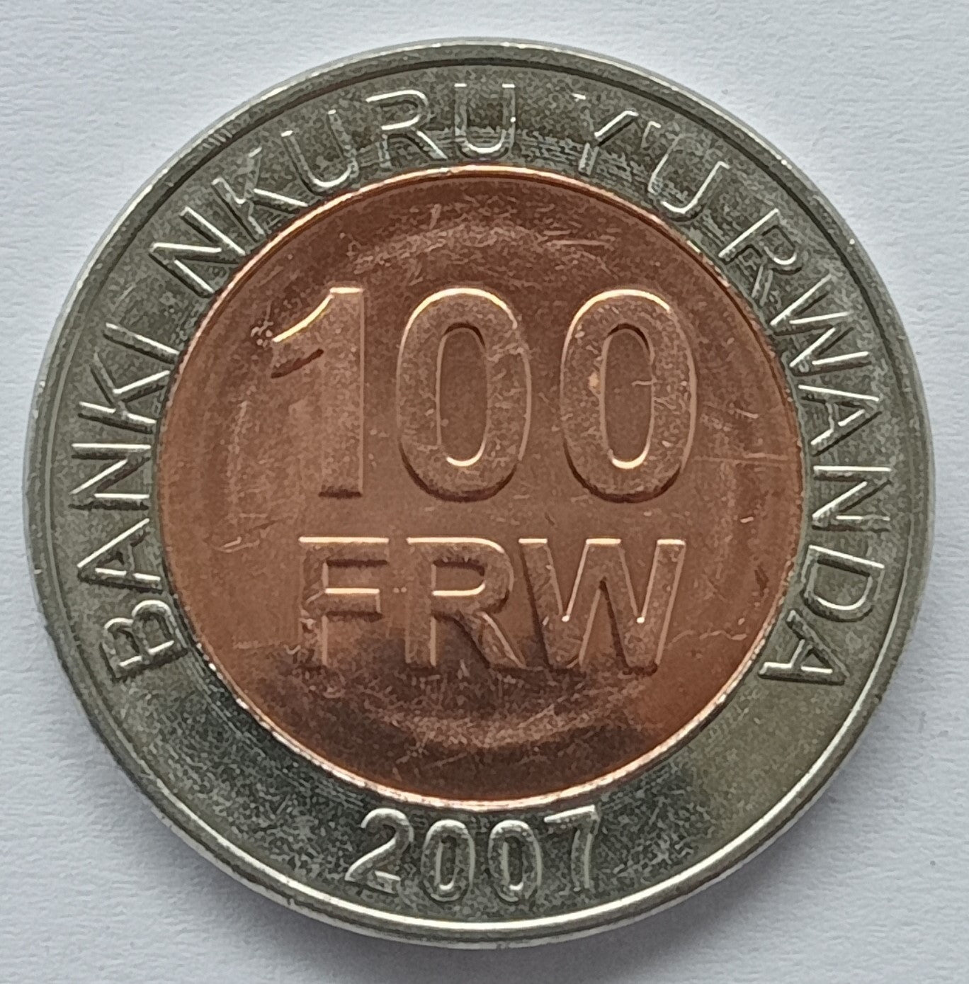 Rwanda 100 Franków 2007